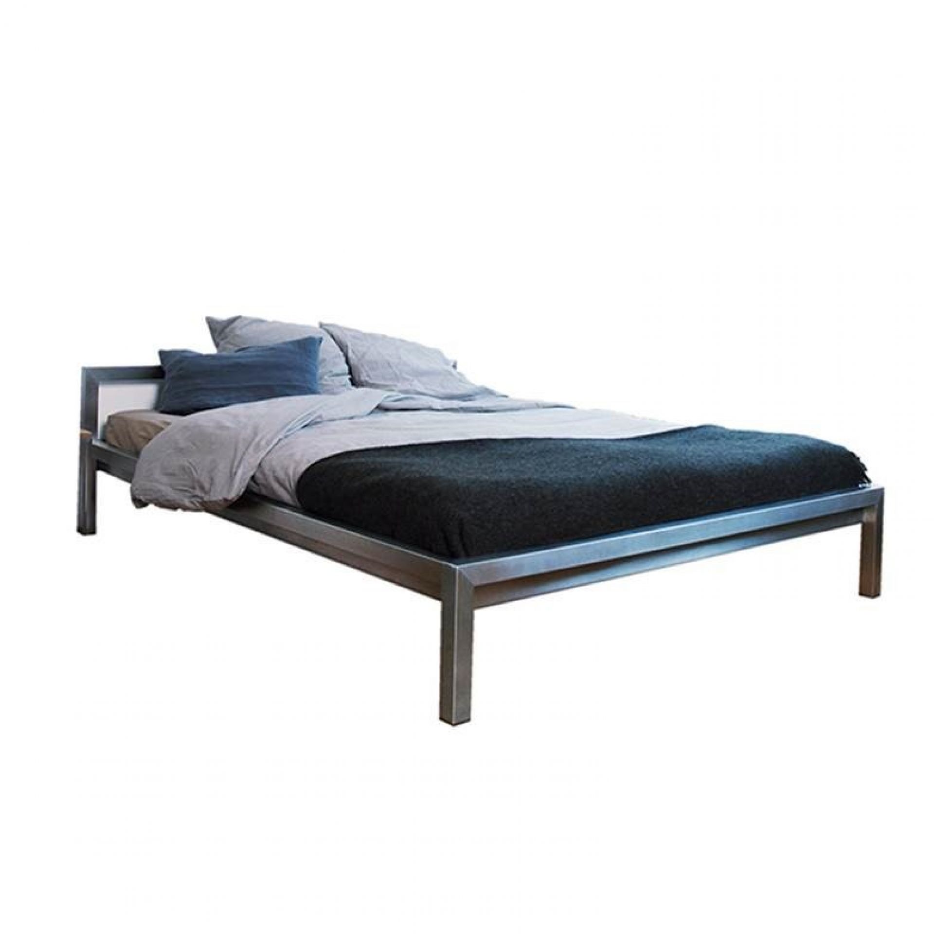 Pure Bett Edelstahl H 666 VA 160 x 200 cm Hans Hansen